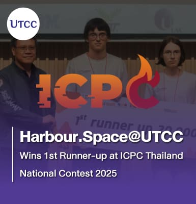 Harbour.Space@UTCC Wins 1st Runner-up at ICPC Thailand National Contest 2025